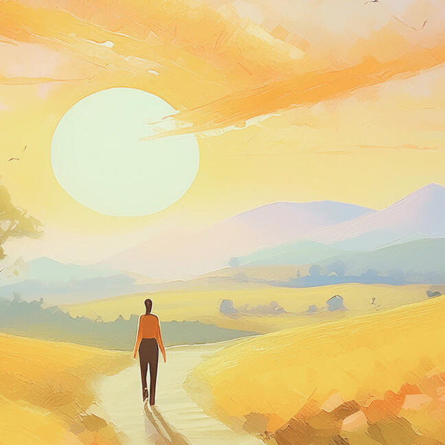 Logo for Unstucked, featuring a circular design with an abstract orange pattern and geometric black lines to the left of the word "Unstucked" in white text.